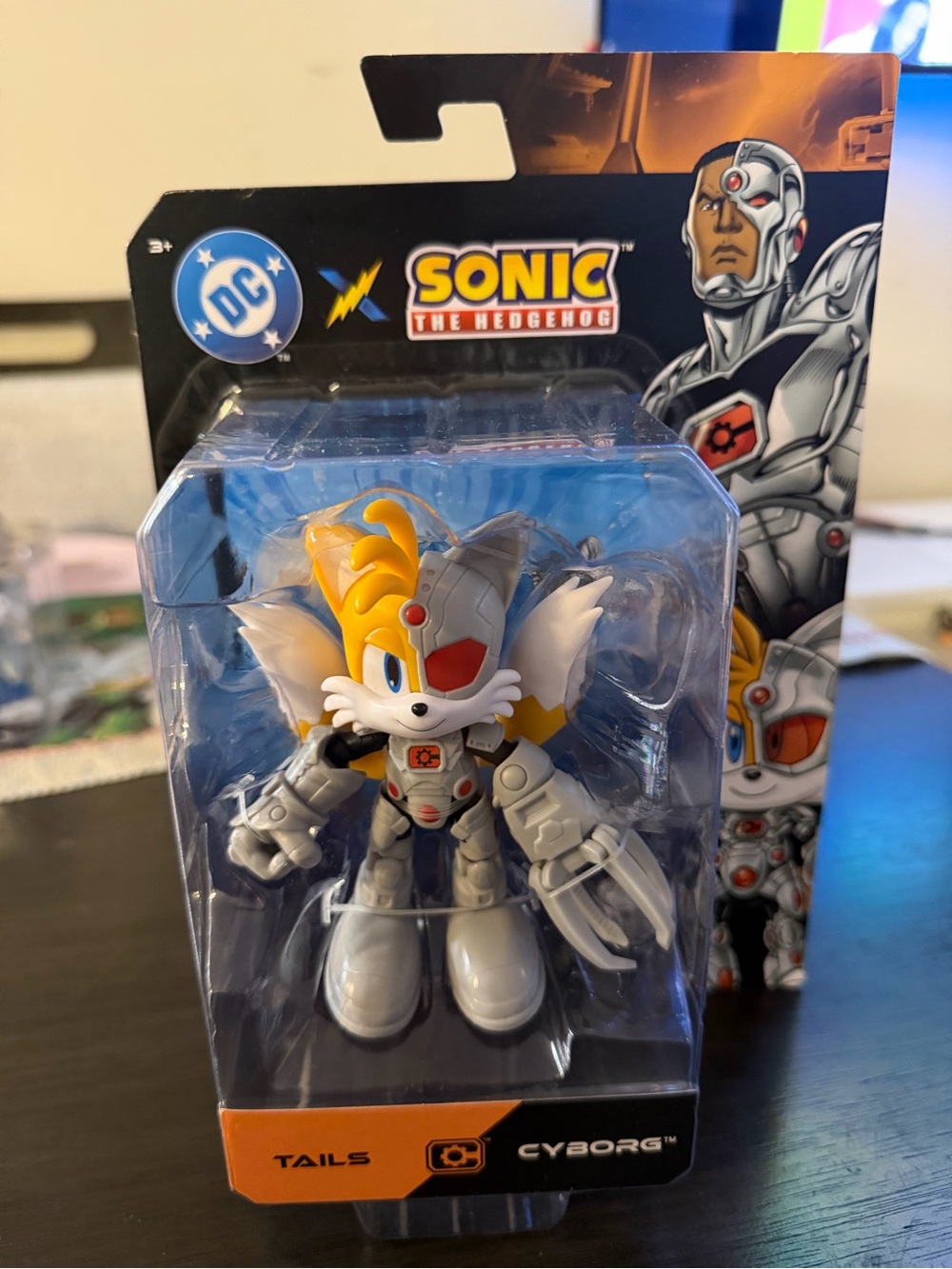 Sonic the Hedgehog Tails Cyborg Action Figure - Silver & Yellow
